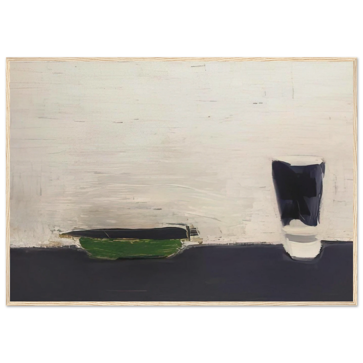 Nature morte au verre - 1954 Framed Poster | Nicolas de Stael Framed Prints Wall Art | Nicolas De Stael Shop