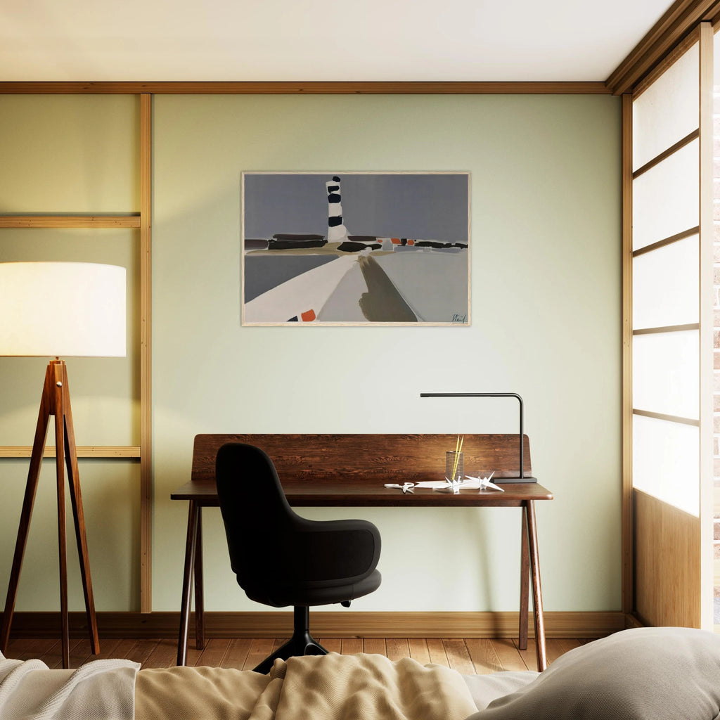 Le Phare - 1952 Framed Poster | Nicolas de Stael Framed Prints Wall Art | Nicolas De Stael Shop
