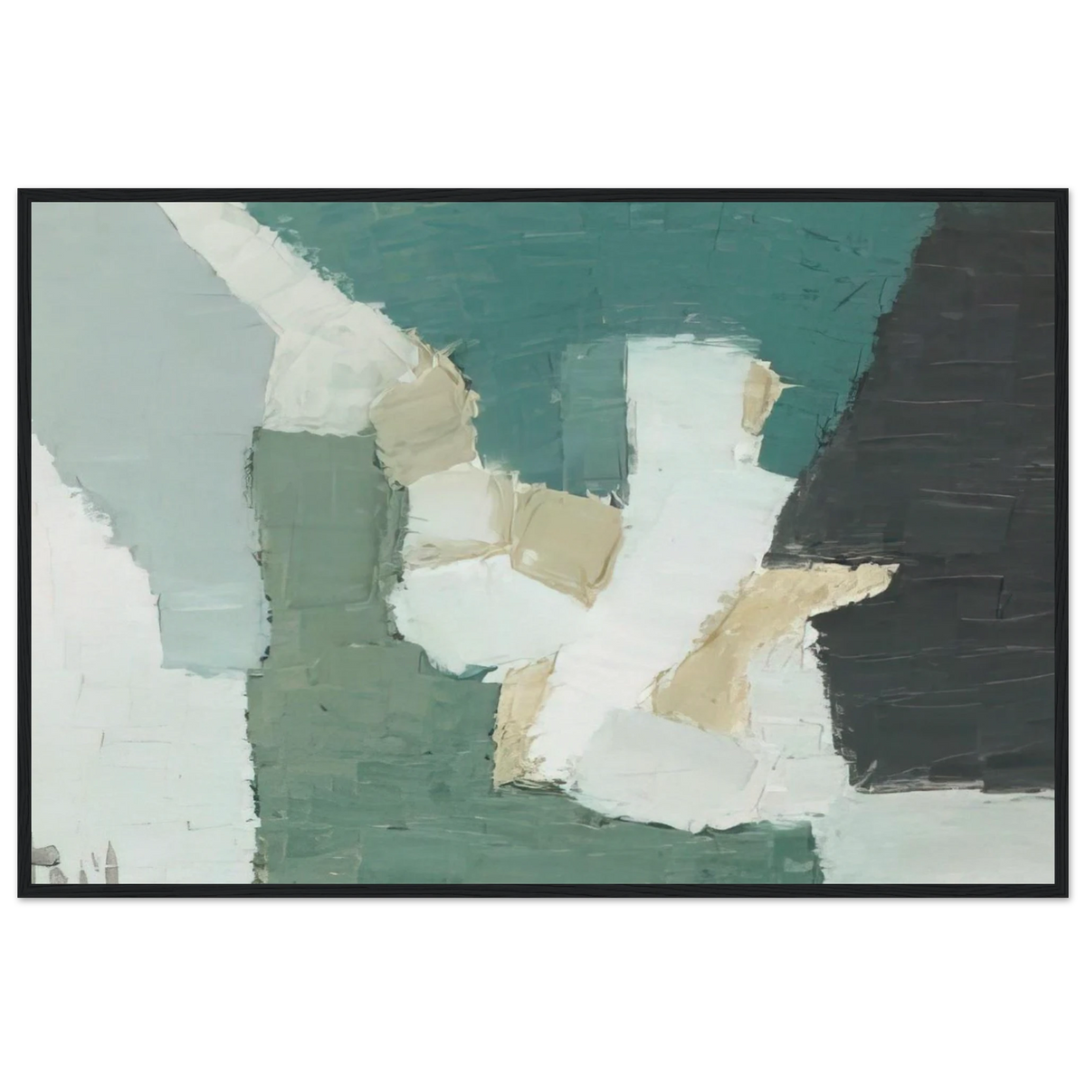 Composition - 1949 Framed Poster | Nicolas de Stael Framed Prints Wall Art | Nicolas De Stael Shop