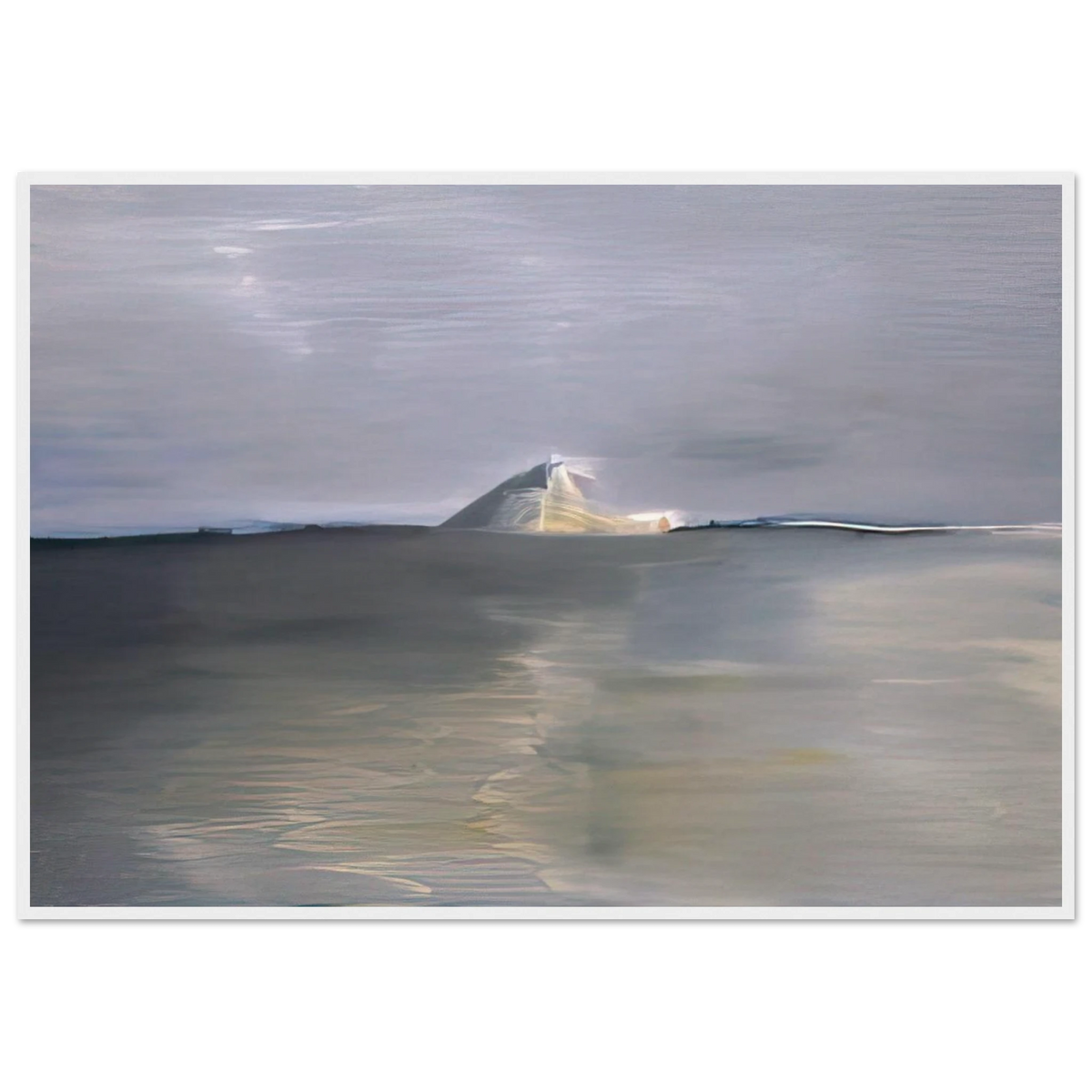 Marine au cap - Lyrical Abstraction Framed Poster | Nicolas de Stael Framed Prints Wall Art | Nicolas De Stael Shop