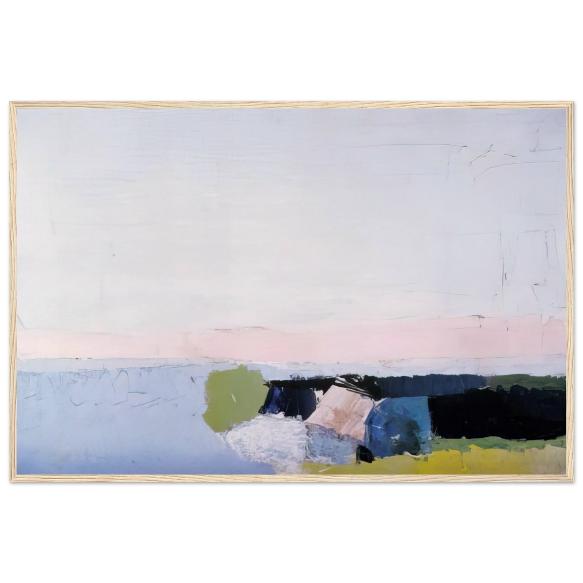 Bord de Mer - 1952 Framed Poster | Nicolas de Stael Framed Prints Wall Art | Nicolas De Stael Shop