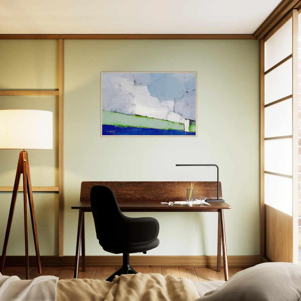 Paysage de Vaucluse No. 3 - 1953 Framed Poster | Nicolas de Stael Framed Prints Wall Art | Nicolas De Stael Shop