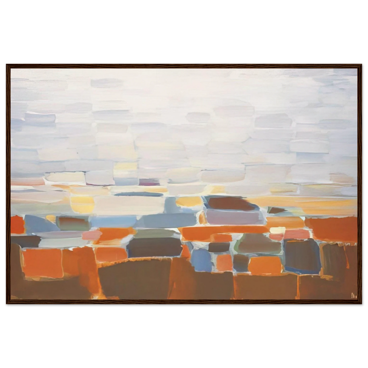 Ciel - Art Informel Framed Poster | Nicolas de Stael Framed Prints Wall Art | Nicolas De Stael Shop
