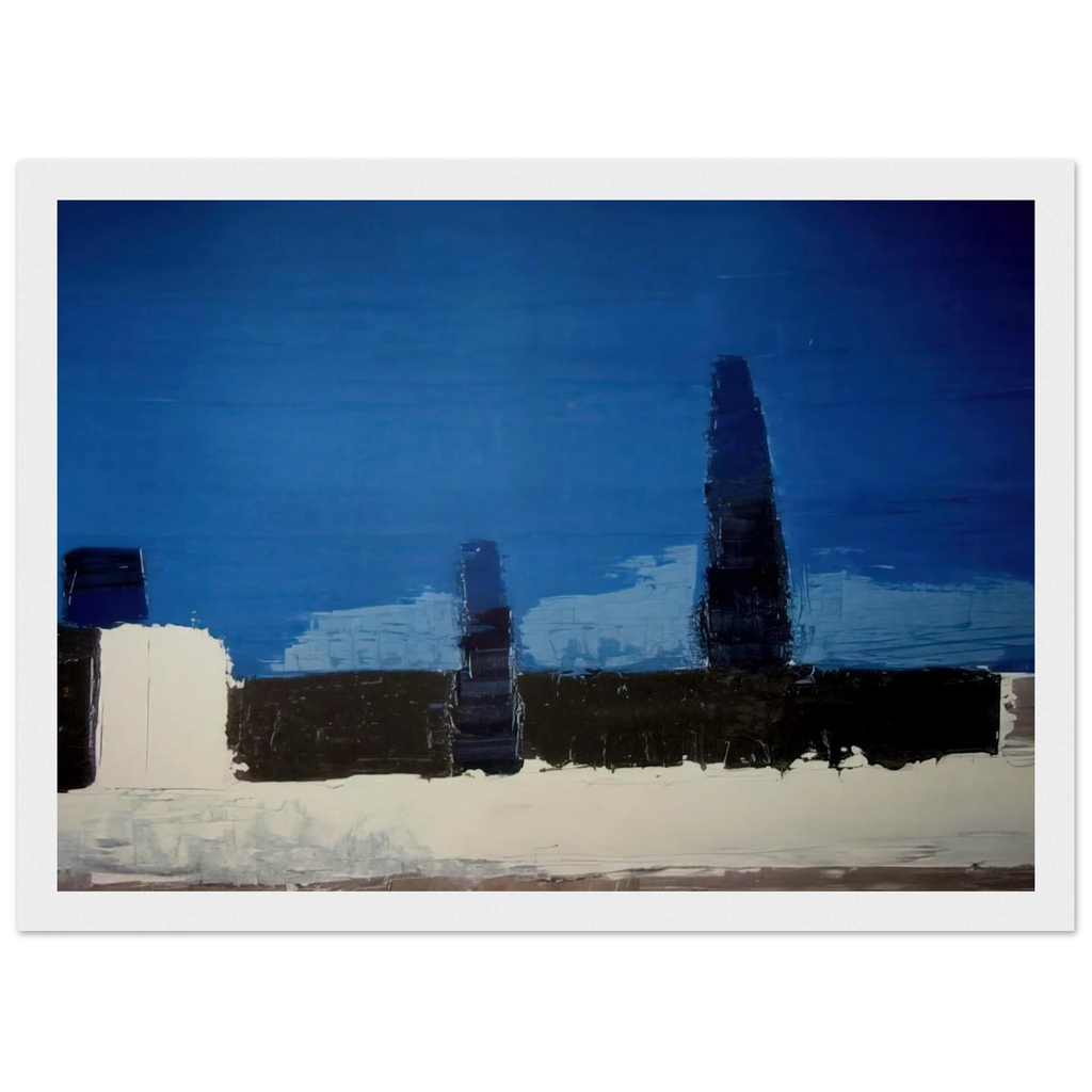 Fiesole - 1953 Framed Poster | Nicolas de Stael Framed Prints Wall Art | Nicolas De Stael Shop