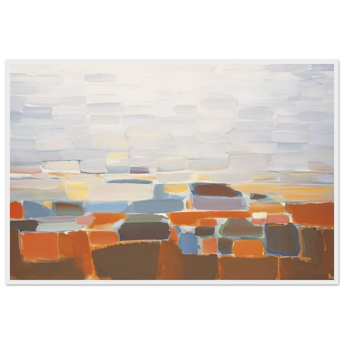 Ciel - Art Informel Framed Poster | Nicolas de Stael Framed Prints Wall Art | Nicolas De Stael Shop