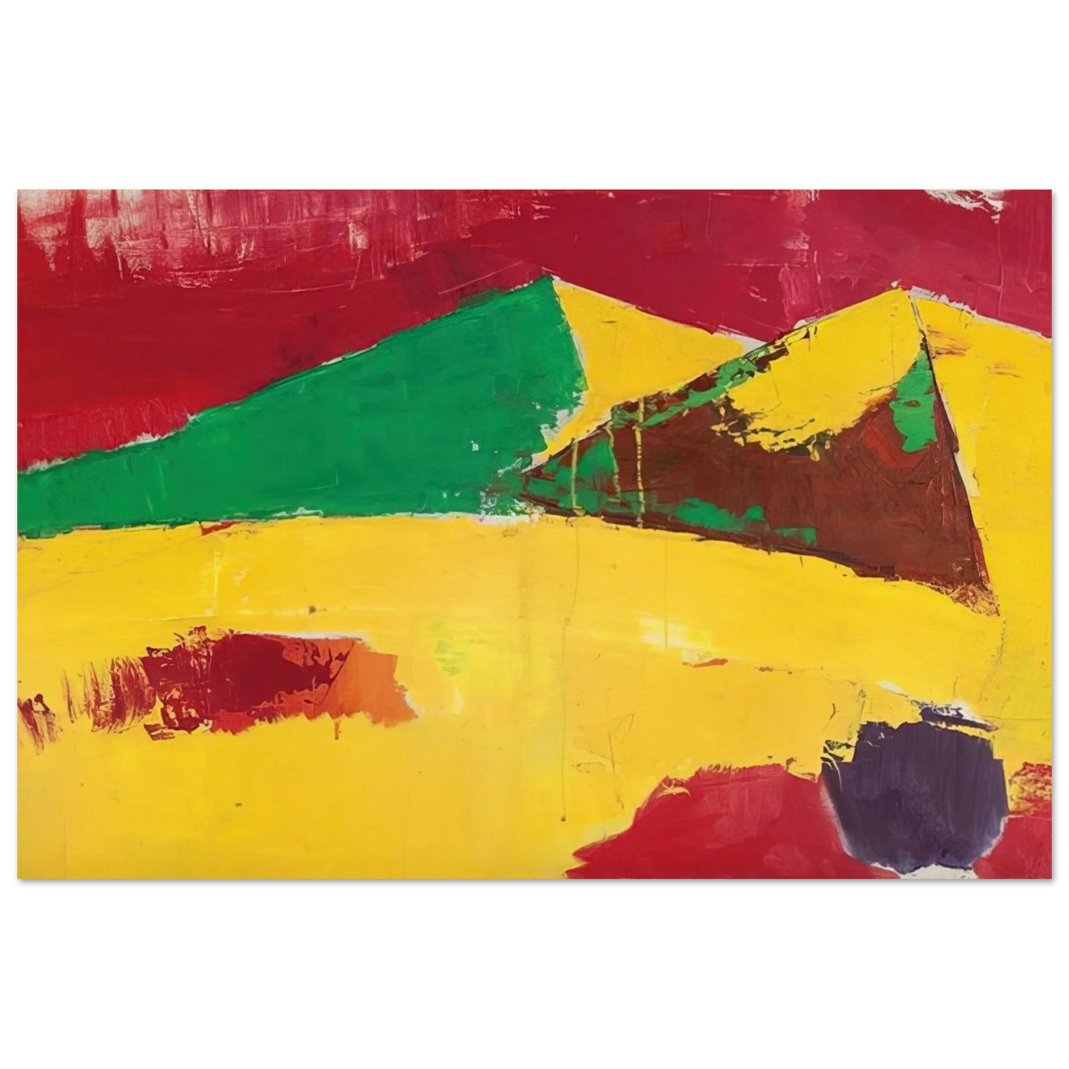 Sicile Agrigente - 1953 Poster | Nicolas de Stael Poster | Nicolas De Stael Shop