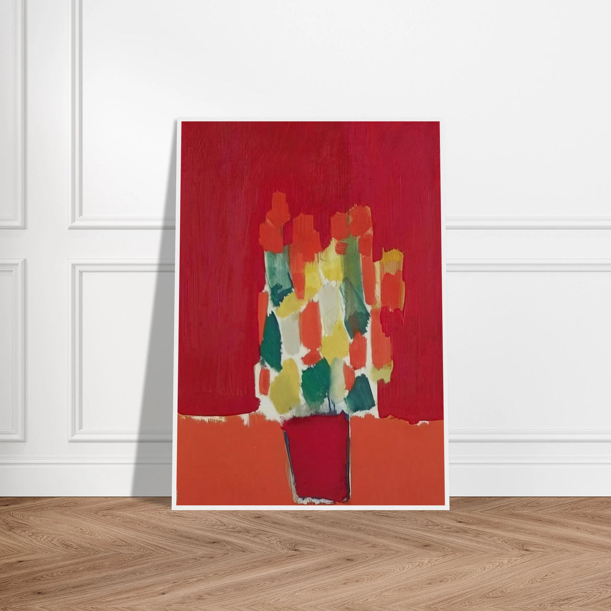 Fleurs rouges - 1952 Framed Poster | Nicolas de Stael Framed Prints Wall Art | Nicolas De Stael Shop