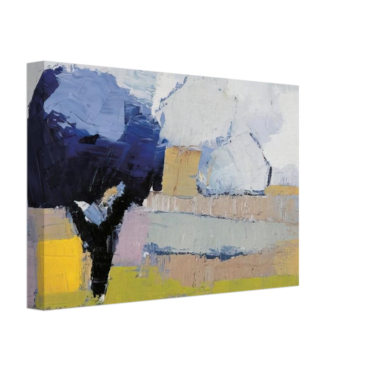 Paysage de Provence - Art Informel Canvas | Nicolas de Stael Canvas | Nicolas De Stael Shop