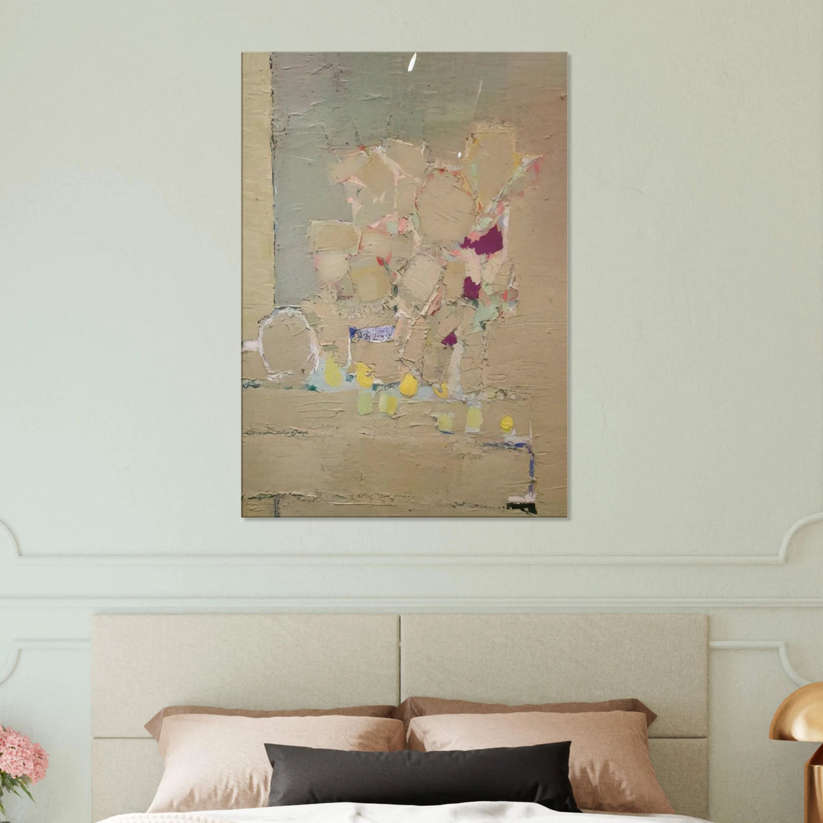 Flowers - 1953 Canvas | Nicolas de Stael Canvas | Nicolas De Stael Shop