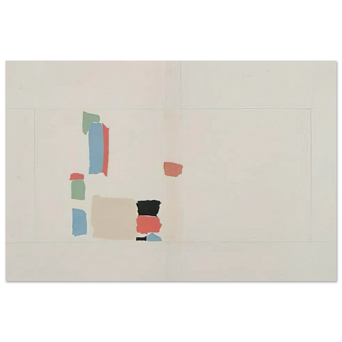 Abstract Composition - Lyrical Abstraction Poster | Nicolas de Stael Poster | Nicolas De Stael Shop
