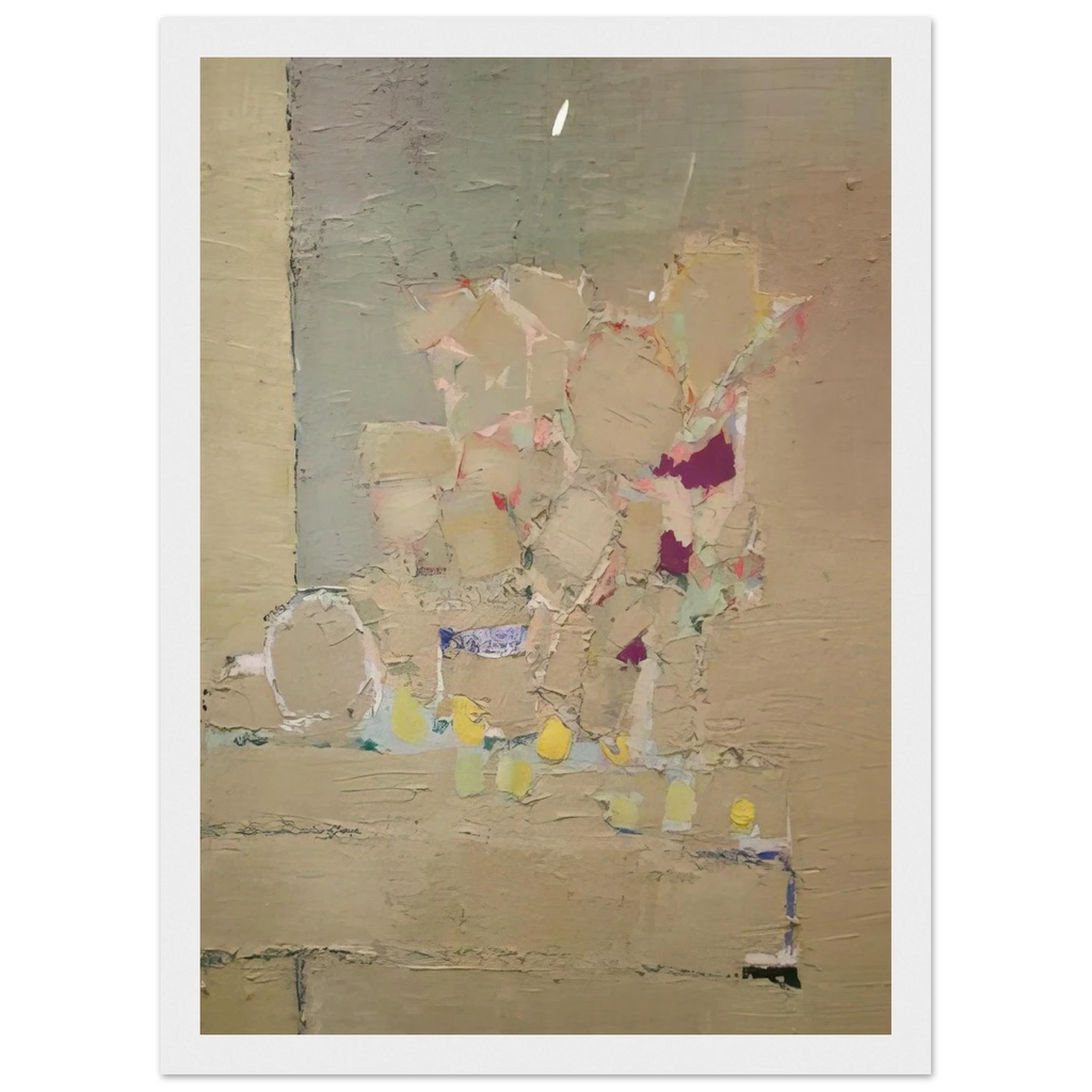 Flowers - 1953 Framed Poster | Nicolas de Stael Framed Prints Wall Art | Nicolas De Stael Shop