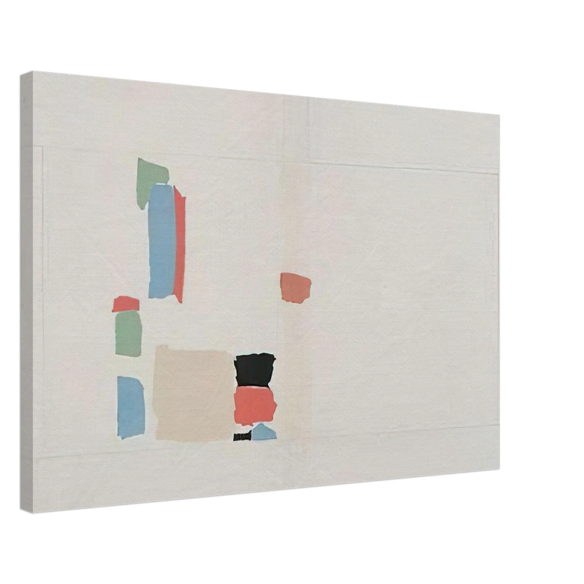 Abstract Composition - Lyrical Abstraction Canvas | Nicolas de Stael Canvas | Nicolas De Stael Shop