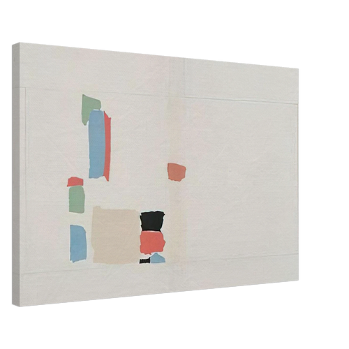 Abstract Composition - Lyrical Abstraction Canvas | Nicolas de Stael Canvas | Nicolas De Stael Shop