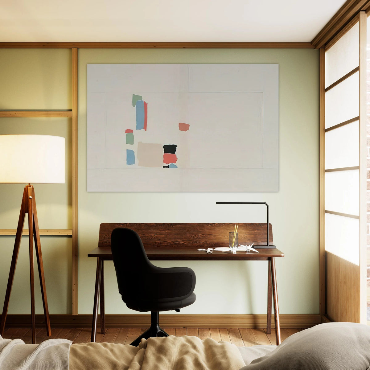 Abstract Composition - Lyrical Abstraction Poster | Nicolas de Stael Poster | Nicolas De Stael Shop