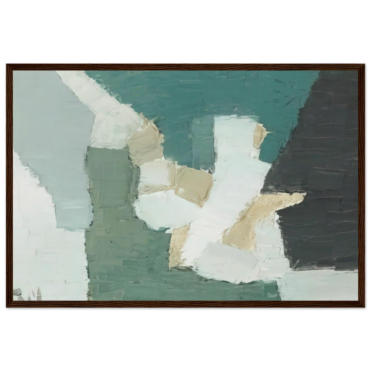 Composition - 1949 Framed Poster | Nicolas de Stael Framed Prints Wall Art | Nicolas De Stael Shop