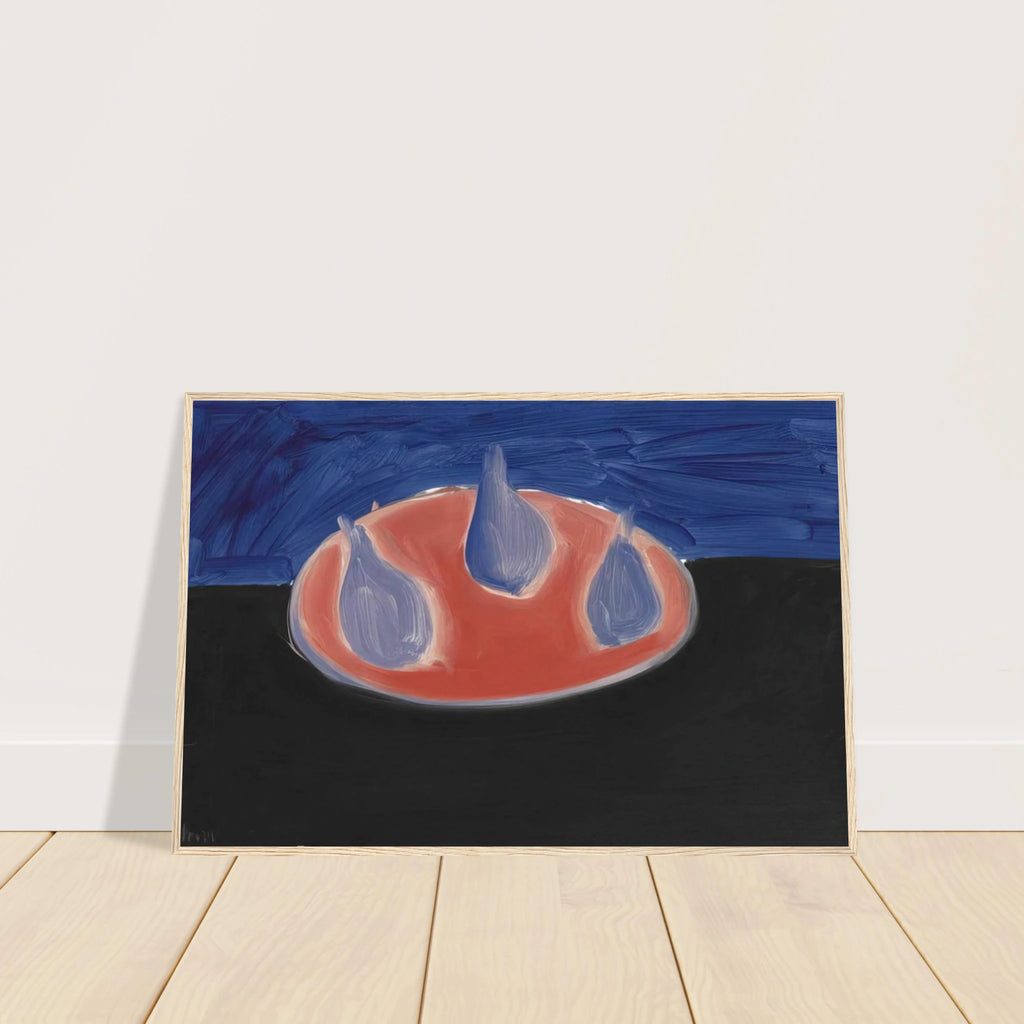 Poires sur une assiette rose - 1954 Framed Poster | Nicolas de Stael Framed Prints Wall Art | Nicolas De Stael Shop
