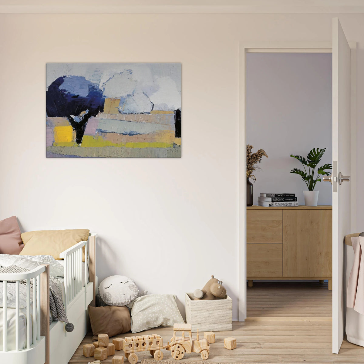 Paysage de Provence - Art Informel Canvas | Nicolas de Stael Canvas | Nicolas De Stael Shop