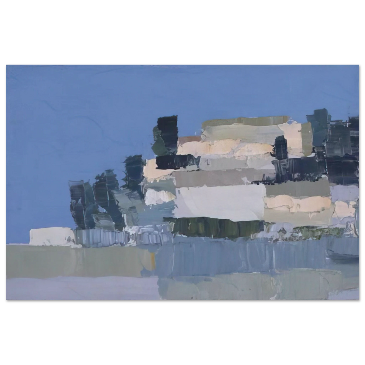 Ménerbes - Art Informel Poster | Nicolas de Stael Poster | Nicolas De Stael Shop
