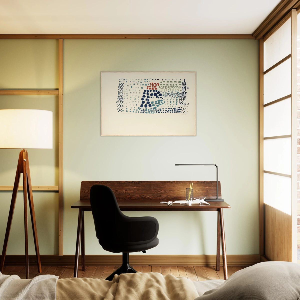 Study in Colour No. 1 Woimant Staël 93 - Art Informel Framed Poster | Nicolas de Stael Framed Prints Wall Art | Nicolas De Stael Shop