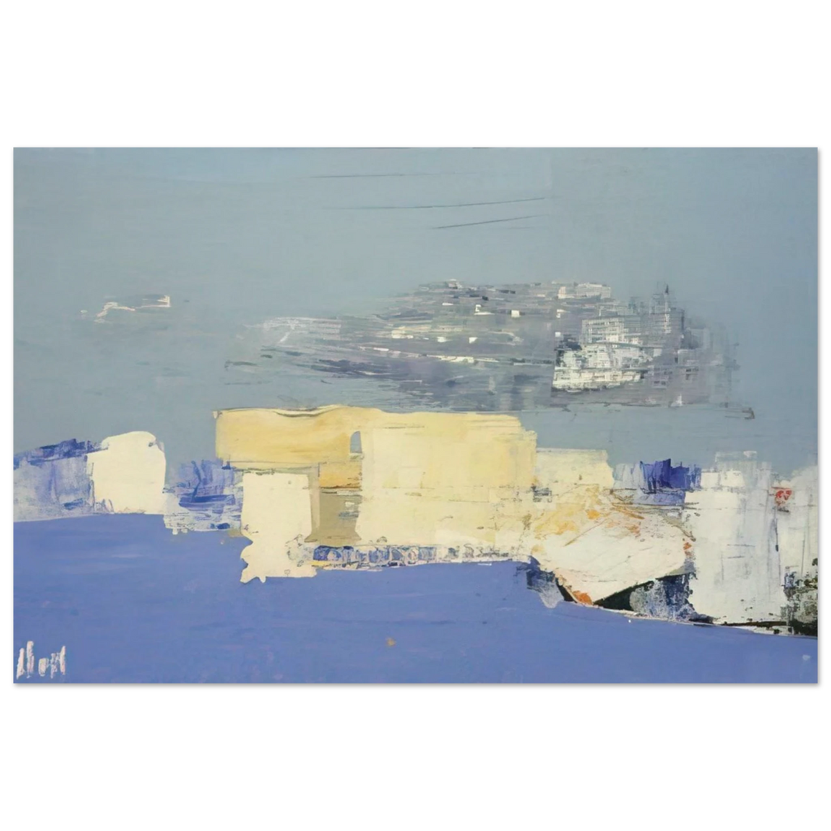 Paysage méditerranéen - Art Informel Poster | Nicolas de Stael Poster | Nicolas De Stael Shop