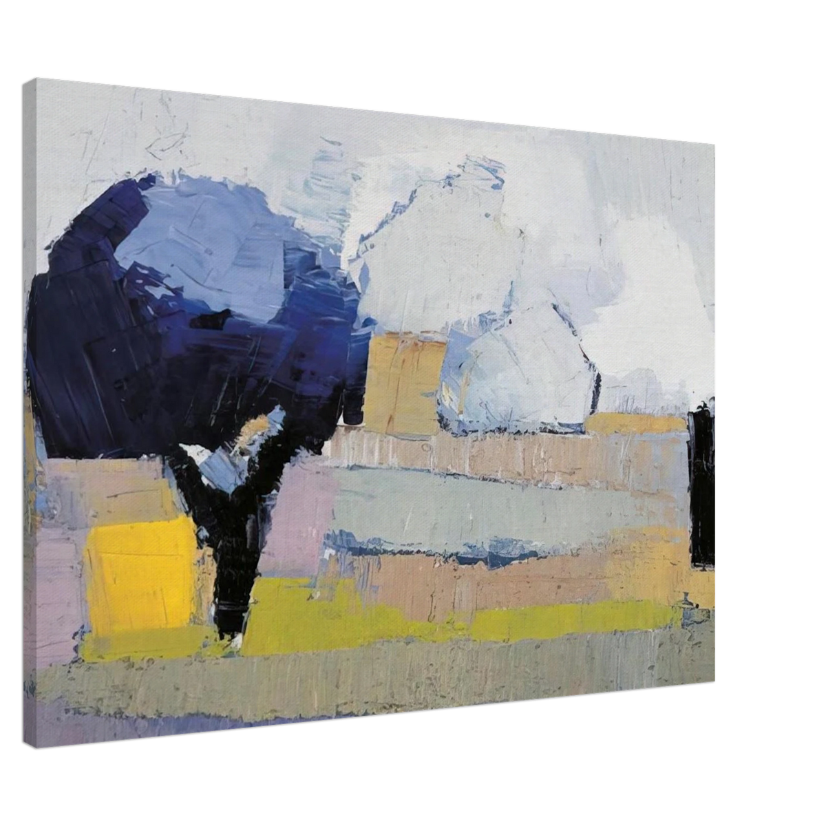 Paysage de Provence - Art Informel Canvas | Nicolas de Stael Canvas | Nicolas De Stael Shop
