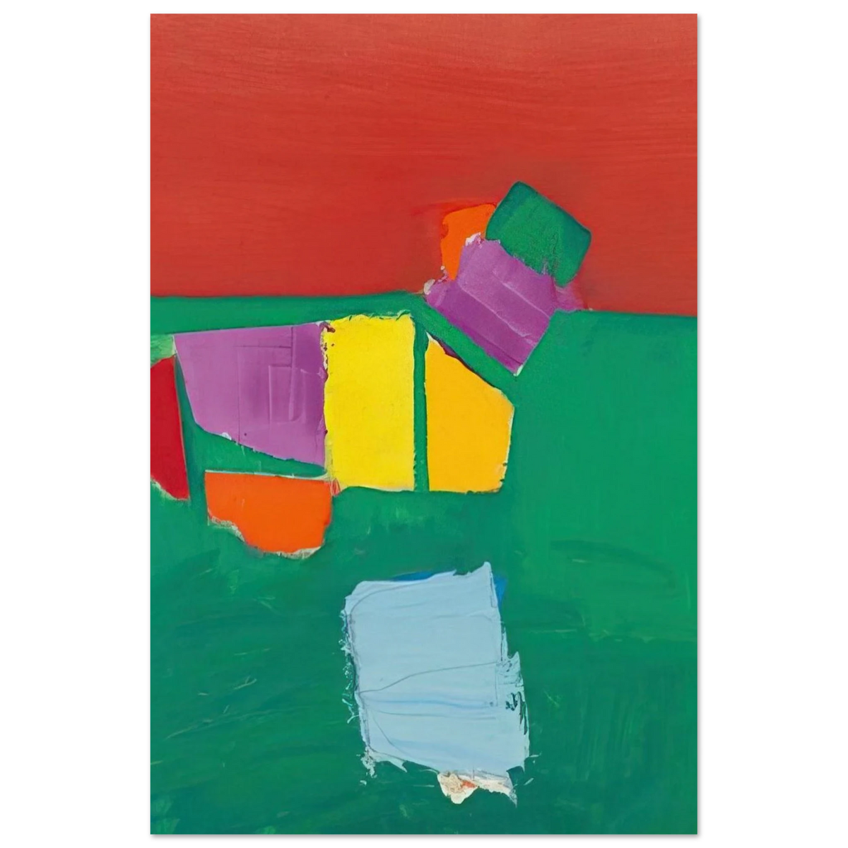 Les Martigues Composition - 1954 Poster | Nicolas de Stael Poster | Nicolas De Stael Shop