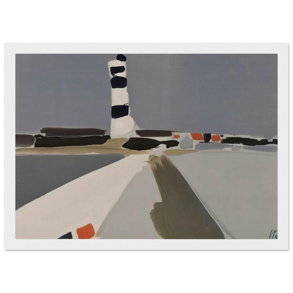 Le Phare - 1952 Framed Poster | Nicolas de Stael Framed Prints Wall Art | Nicolas De Stael Shop