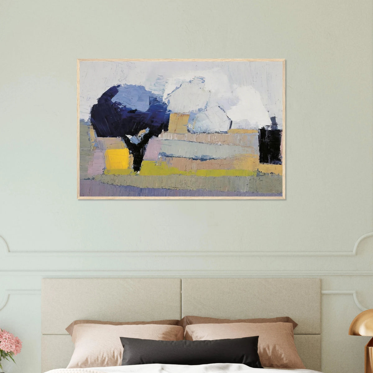 Paysage de Provence - Art Informel Framed Poster | Nicolas de Stael Framed Prints Wall Art | Nicolas De Stael Shop