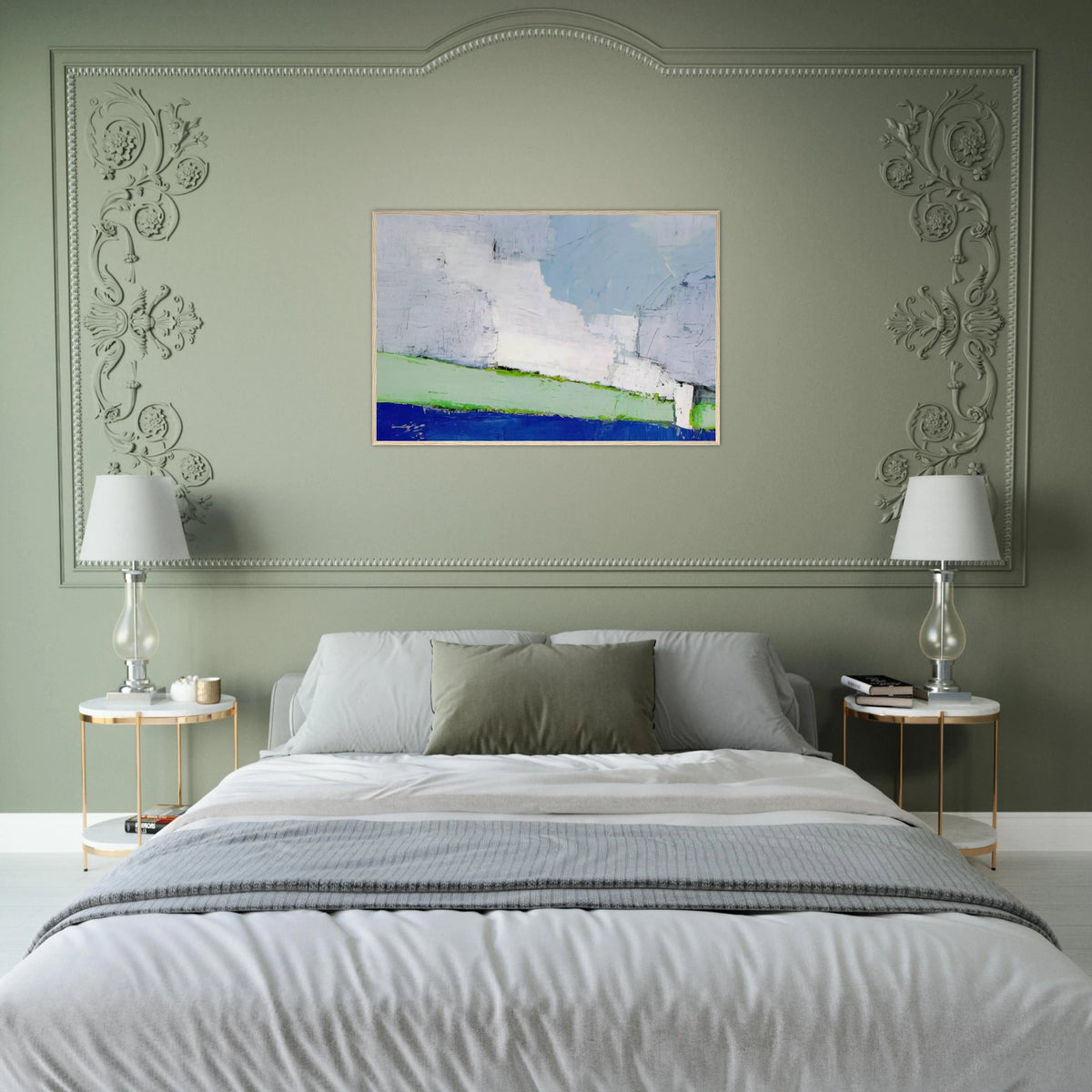 Paysage de Vaucluse No. 3 - 1953 Framed Poster | Nicolas de Stael Framed Prints Wall Art | Nicolas De Stael Shop