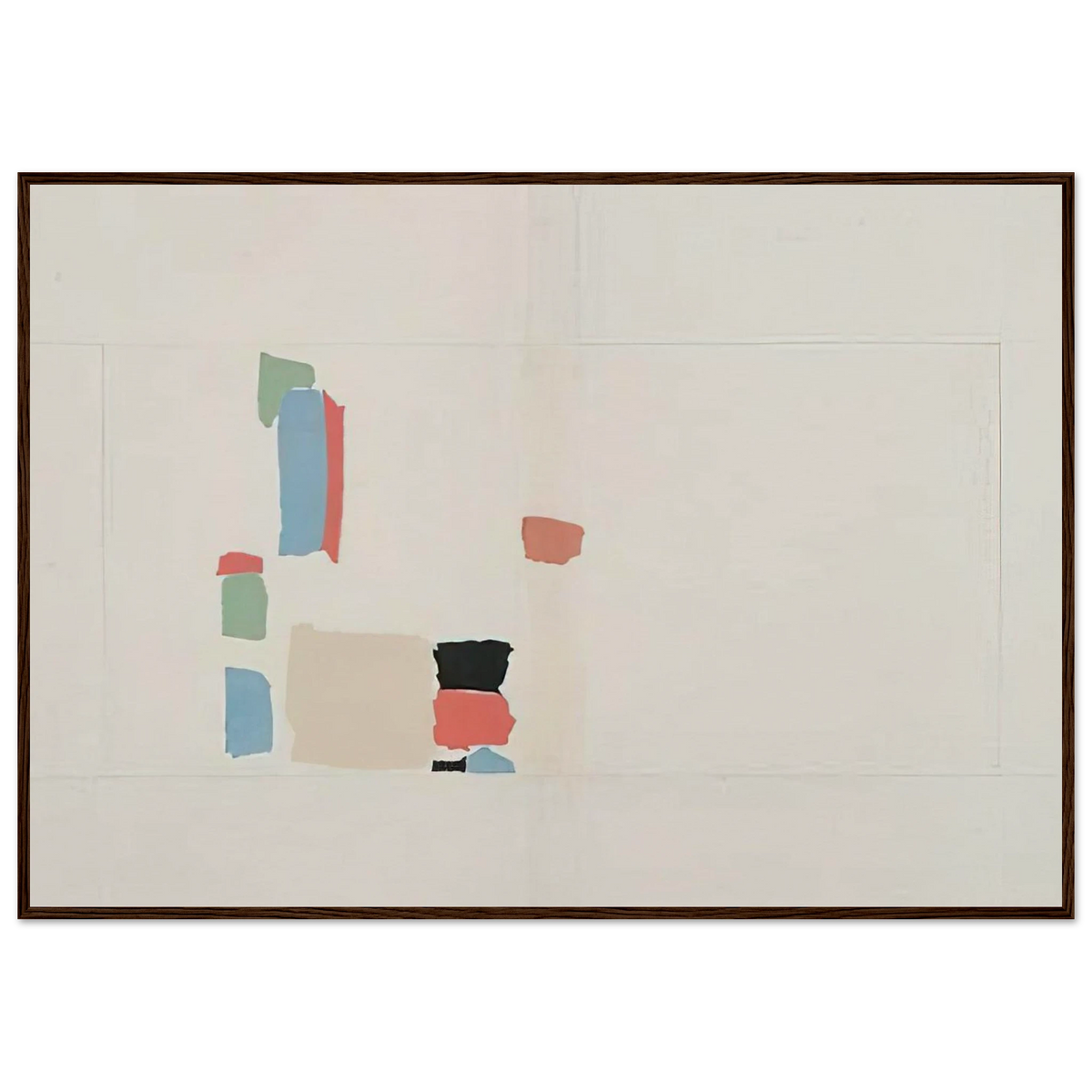 Abstract Composition - Lyrical Abstraction Framed Poster | Nicolas de Stael Framed Prints Wall Art | Nicolas De Stael Shop