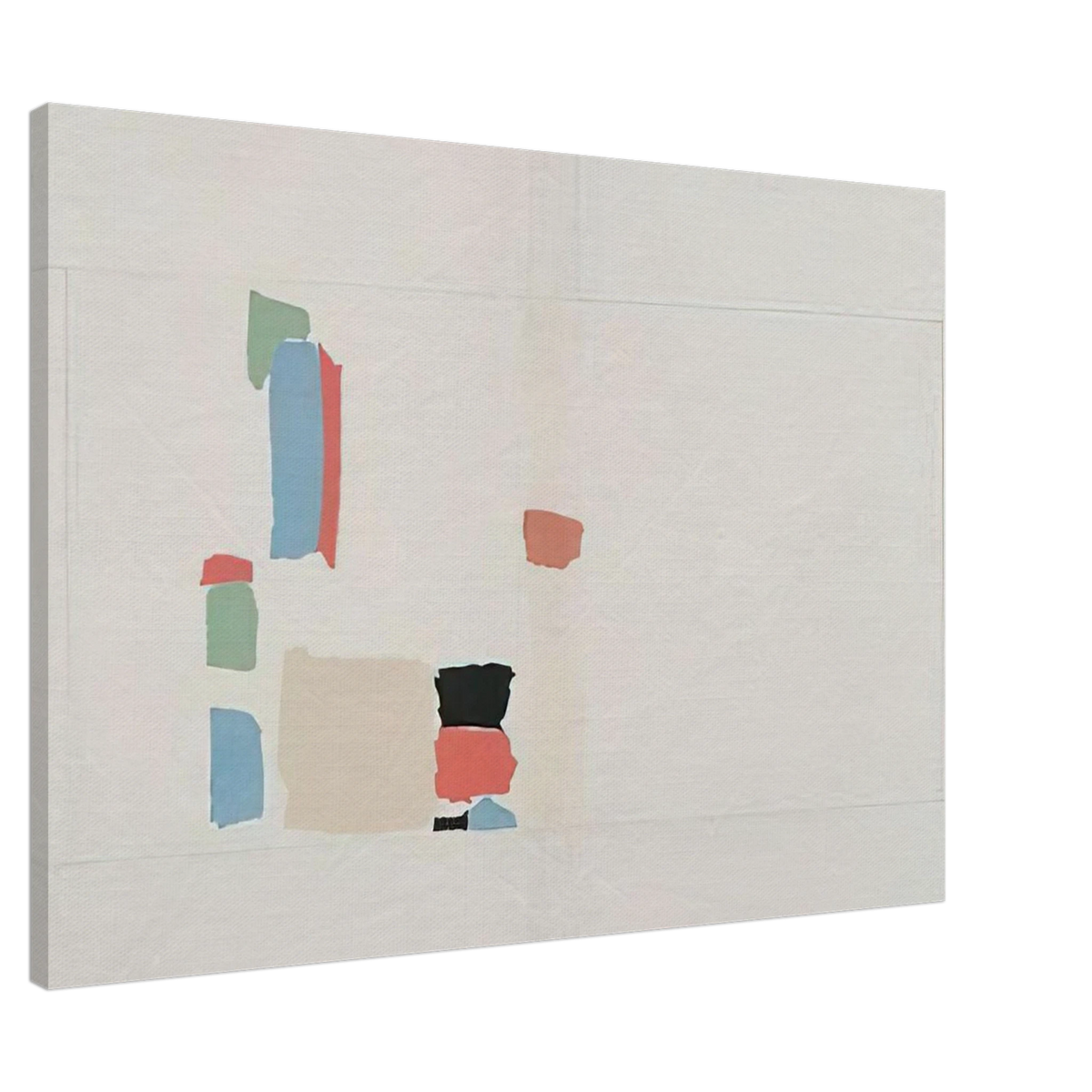 Abstract Composition - Lyrical Abstraction Canvas | Nicolas de Stael Canvas | Nicolas De Stael Shop
