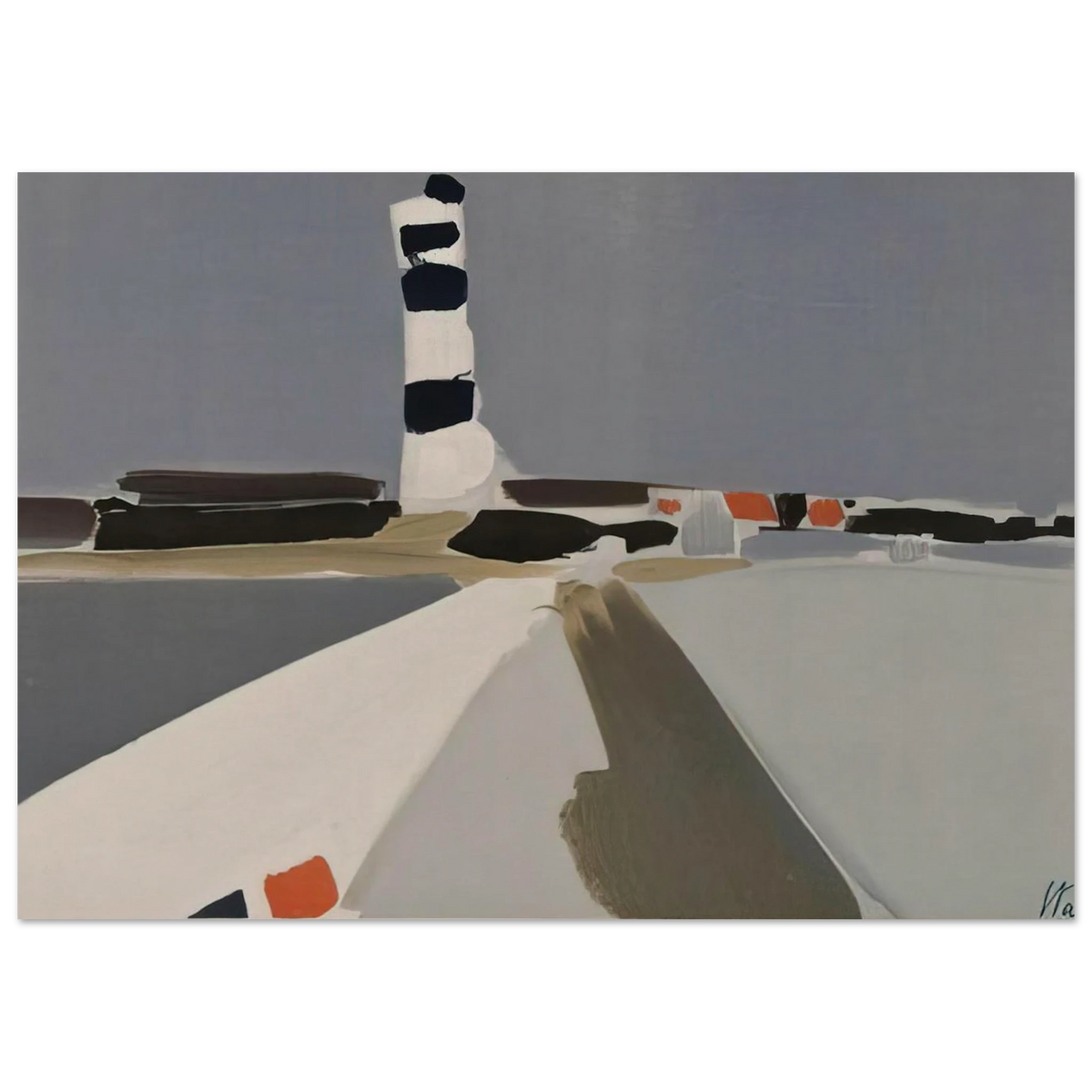 Le Phare - 1952 Poster | Nicolas de Stael Poster | Nicolas De Stael Shop