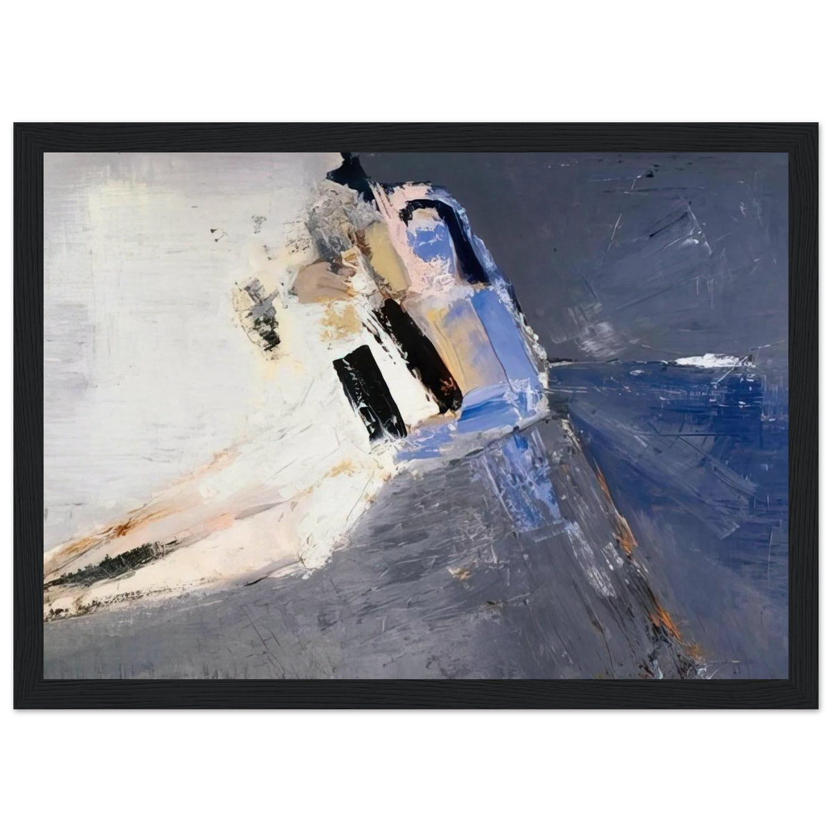 Figure accoudée - 1953 Framed Poster | Nicolas de Stael Framed Prints Wall Art | Nicolas De Stael Shop