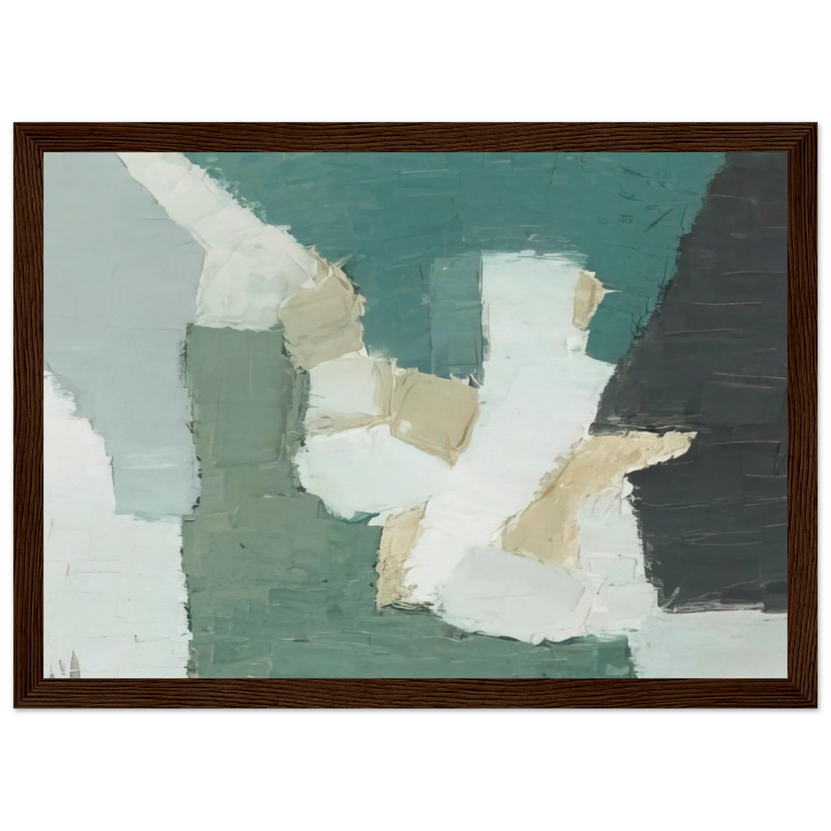 Composition - 1949 Framed Poster | Nicolas de Stael Framed Prints Wall Art | Nicolas De Stael Shop