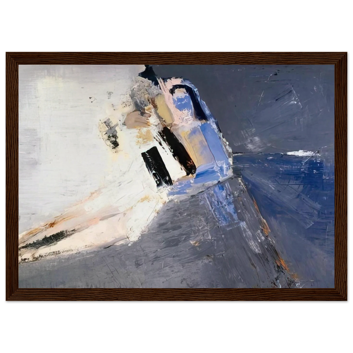Figure accoudée - 1953 Framed Poster | Nicolas de Stael Framed Prints Wall Art | Nicolas De Stael Shop