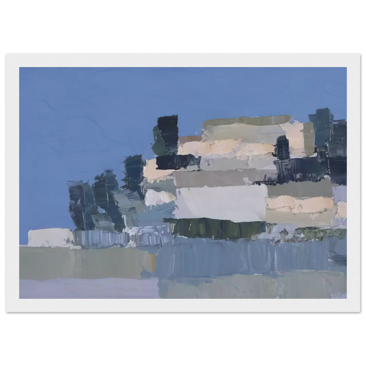Ménerbes - Art Informel Framed Poster | Nicolas de Stael Framed Prints Wall Art | Nicolas De Stael Shop