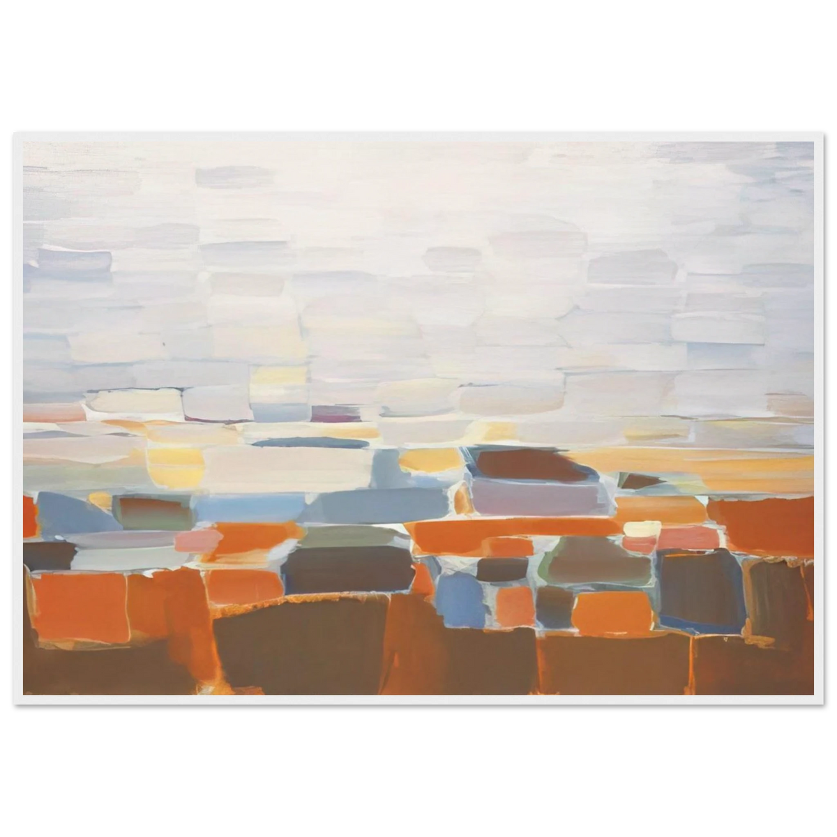 Ciel - Art Informel Framed Poster | Nicolas de Stael Framed Prints Wall Art | Nicolas De Stael Shop