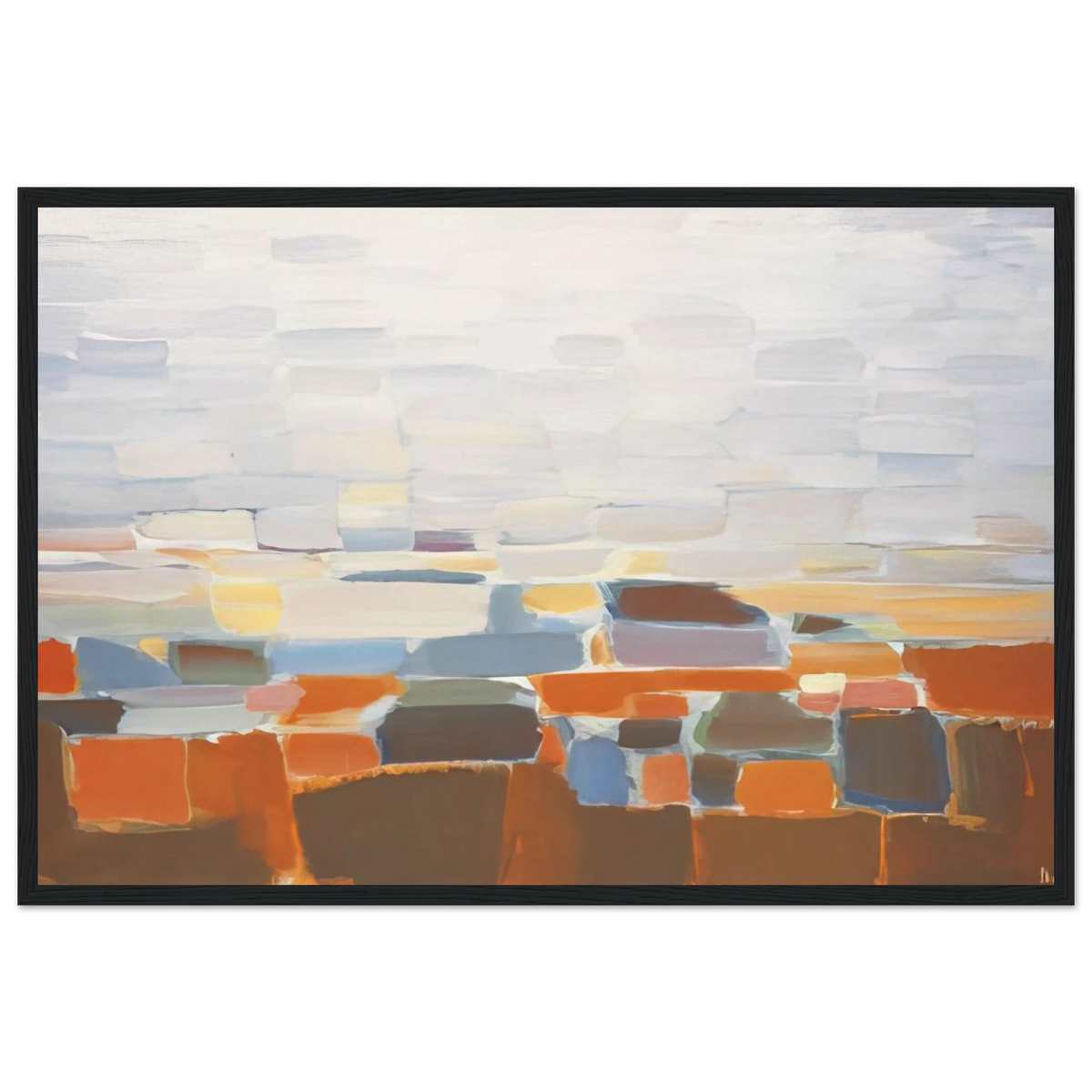 Ciel - Art Informel Framed Poster | Nicolas de Stael Framed Prints Wall Art | Nicolas De Stael Shop