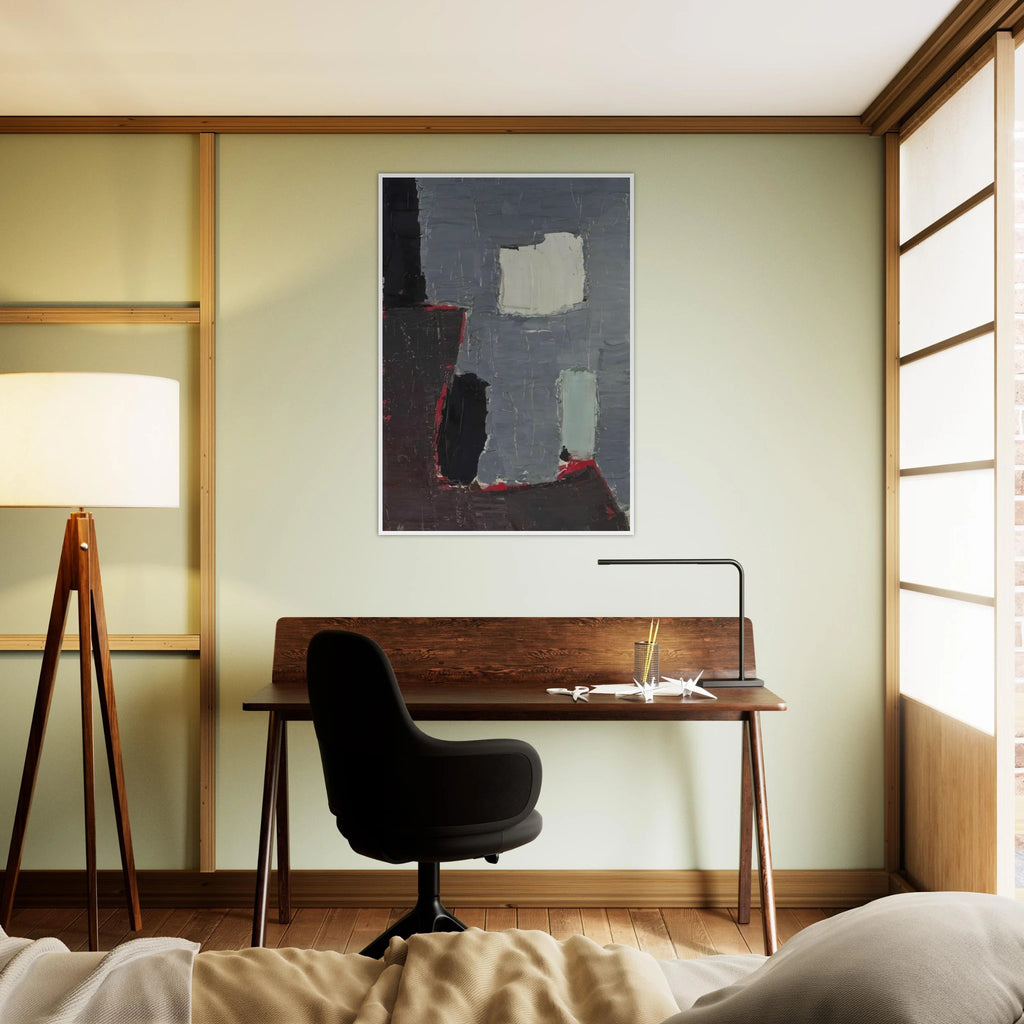 Composition - 1950 Framed Poster | Nicolas de Stael Framed Prints Wall Art | Nicolas De Stael Shop