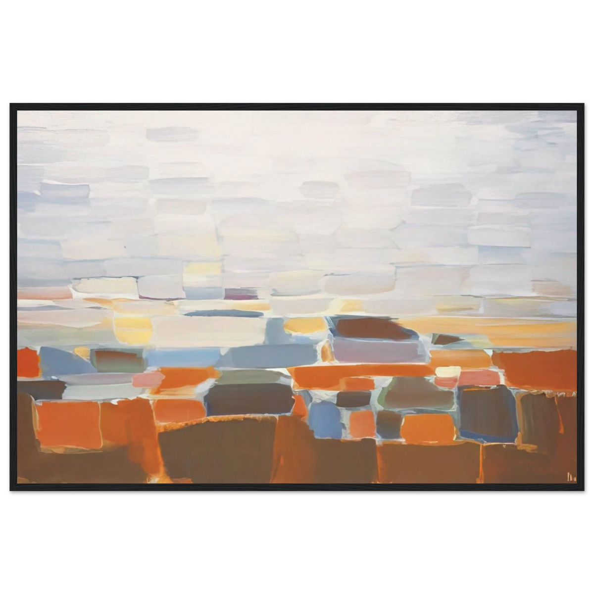 Ciel - Art Informel Framed Poster | Nicolas de Stael Framed Prints Wall Art | Nicolas De Stael Shop