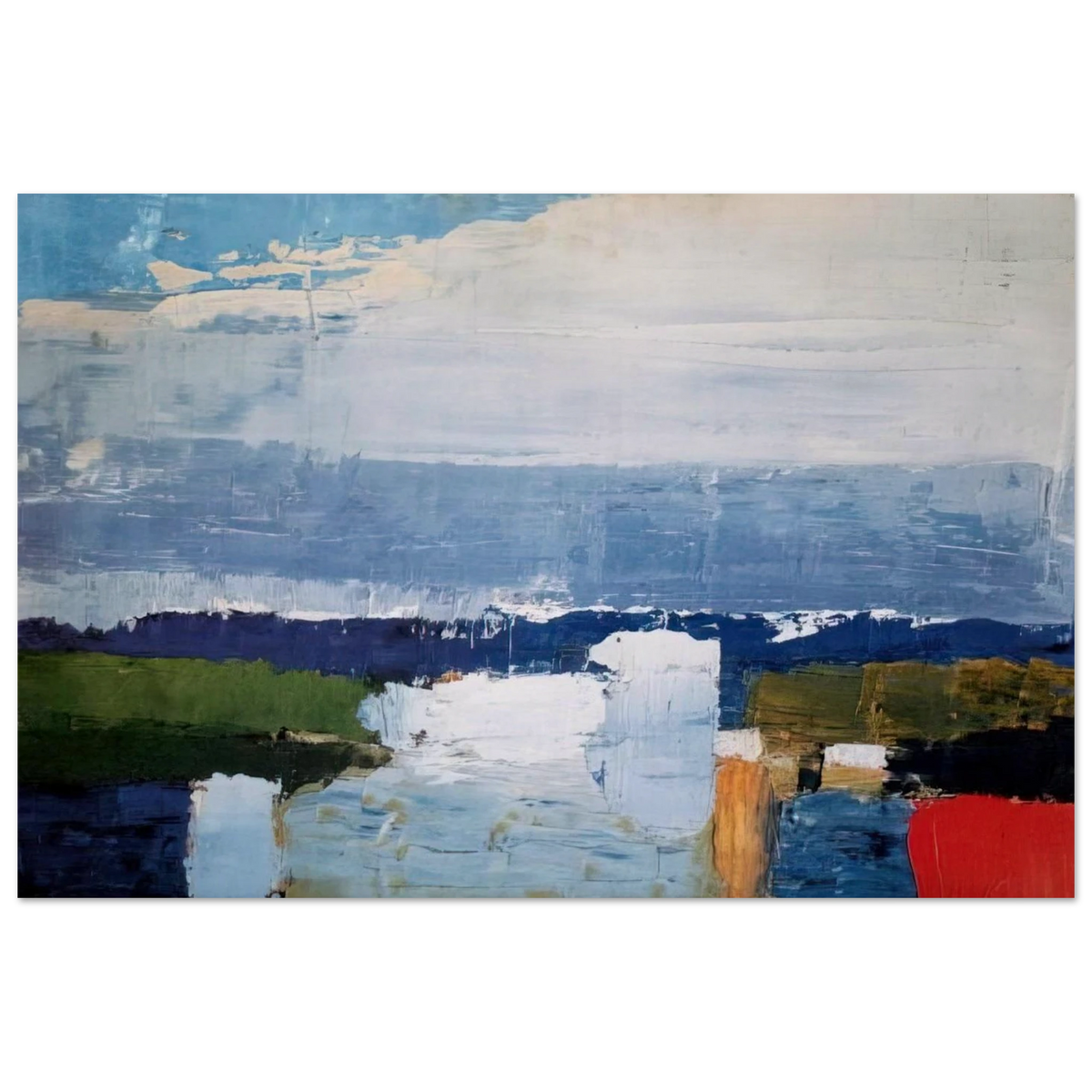 Paysage du midi - Art Informel Poster | Nicolas de Stael Poster | Nicolas De Stael Shop