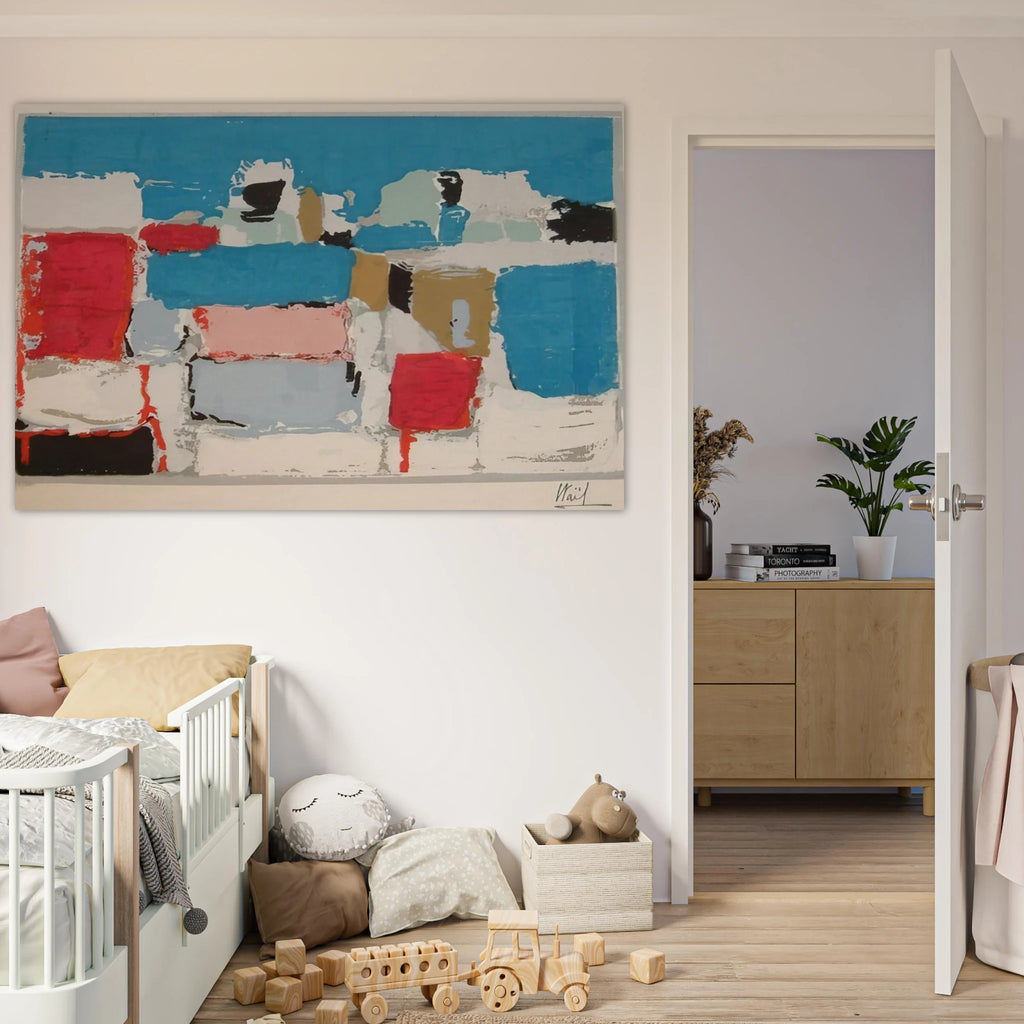 Méditerranée 01 - Art Informel Poster | Nicolas de Stael Poster | Nicolas De Stael Shop