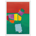 Les Martigues Composition - 1954 Framed Poster | Nicolas de Stael Framed Prints Wall Art | Nicolas De Stael Shop