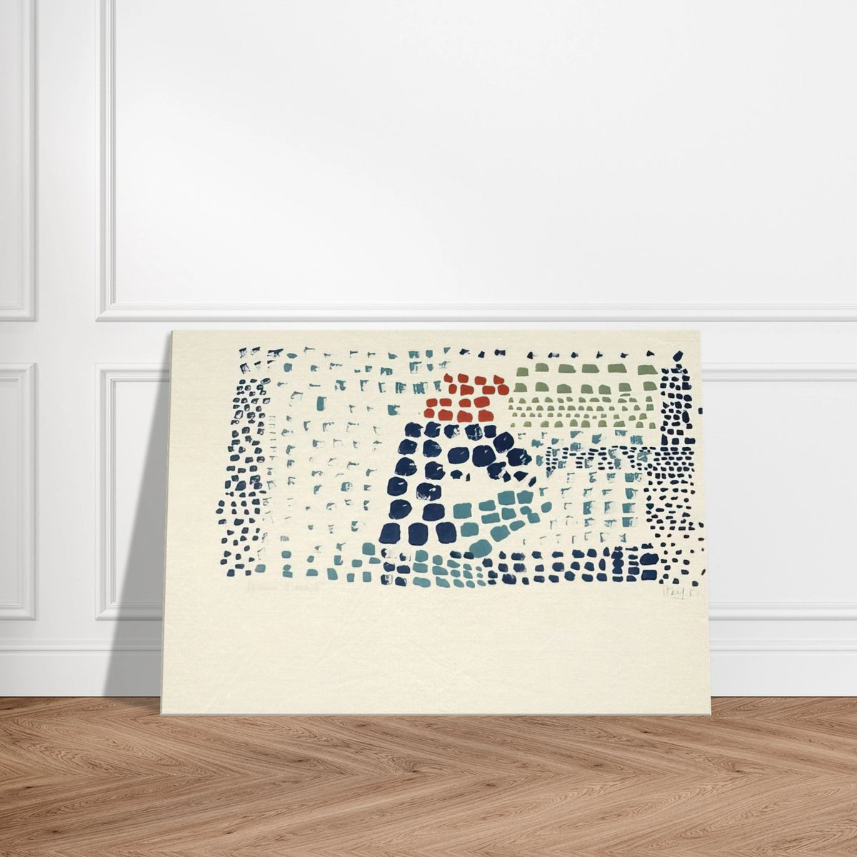 Study in Colour No. 1 Woimant Staël 93 - Art Informel Canvas | Nicolas de Stael Canvas | Nicolas De Stael Shop