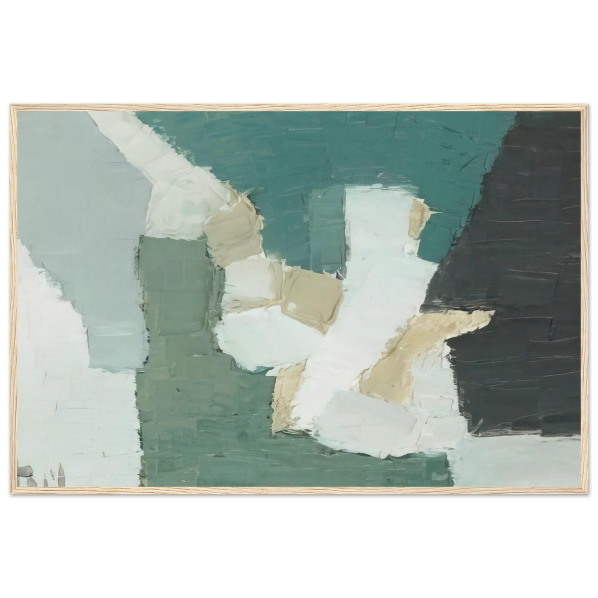 Composition - 1949 Framed Poster | Nicolas de Stael Framed Prints Wall Art | Nicolas De Stael Shop
