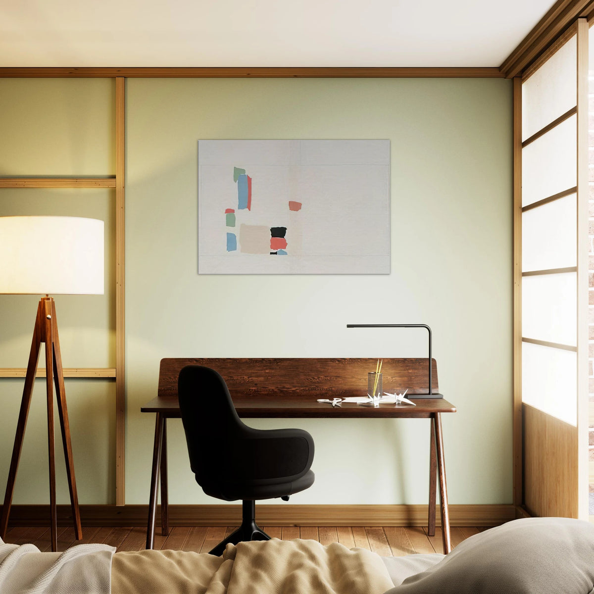 Abstract Composition - Lyrical Abstraction Canvas | Nicolas de Stael Canvas | Nicolas De Stael Shop