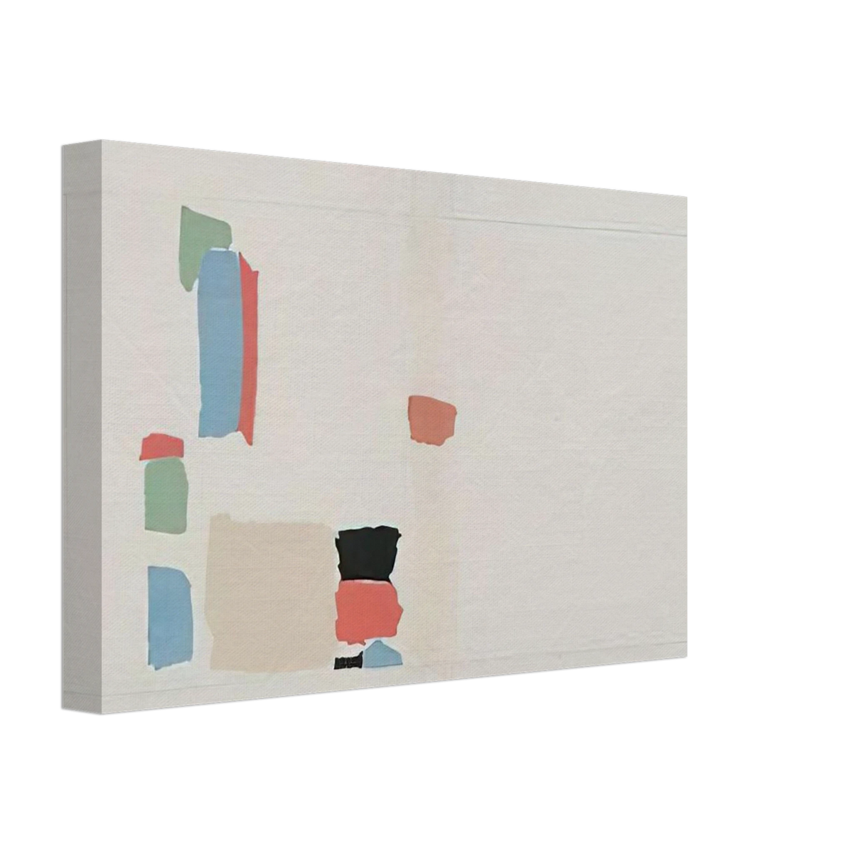 Abstract Composition - Lyrical Abstraction Canvas | Nicolas de Stael Canvas | Nicolas De Stael Shop