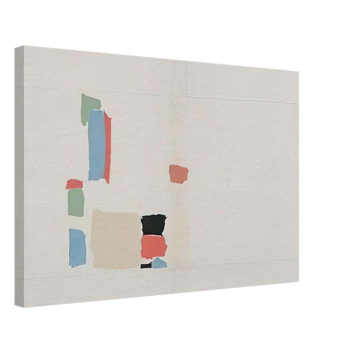 Abstract Composition - Lyrical Abstraction Canvas | Nicolas de Stael Canvas | Nicolas De Stael Shop