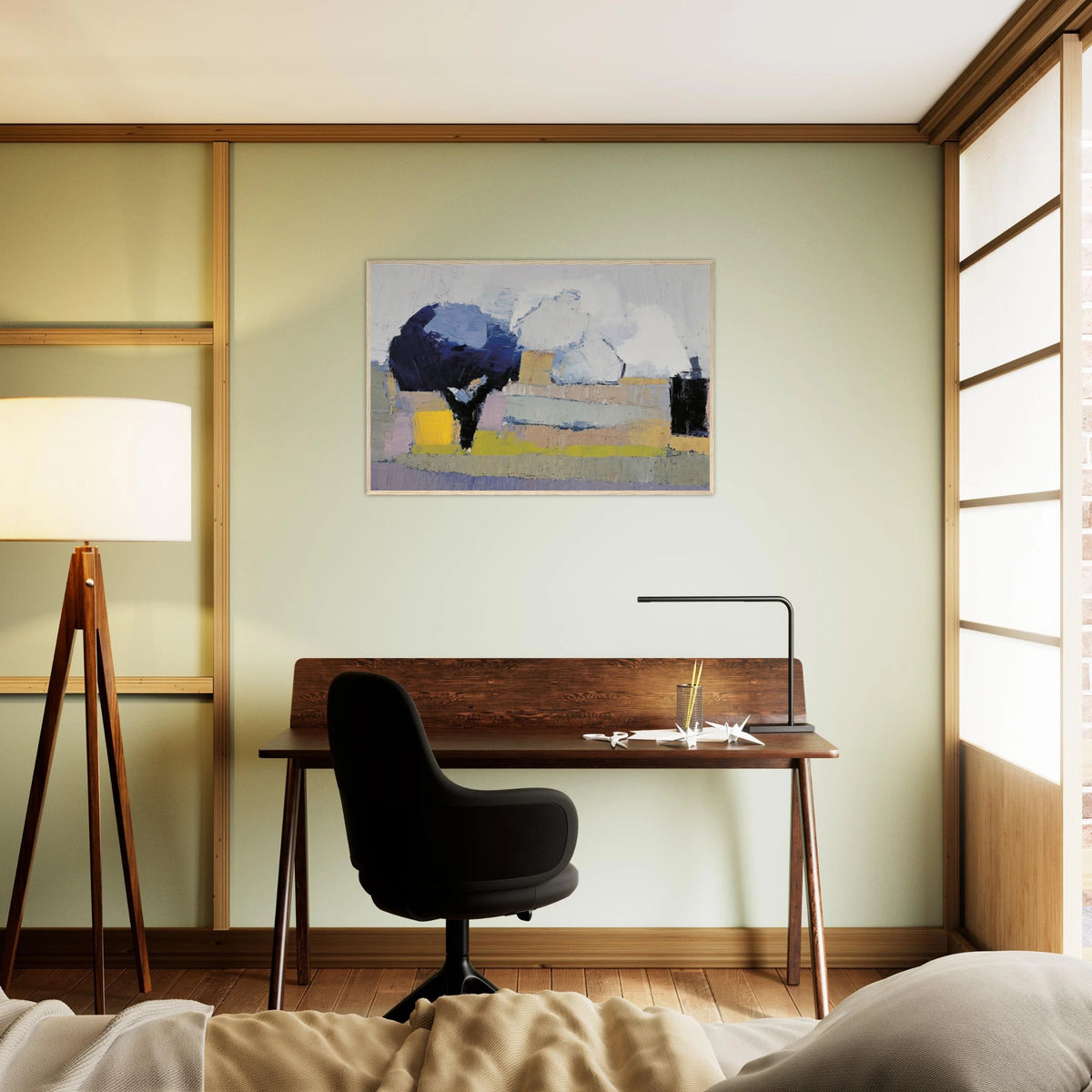 Paysage de Provence - Art Informel Framed Poster | Nicolas de Stael Framed Prints Wall Art | Nicolas De Stael Shop