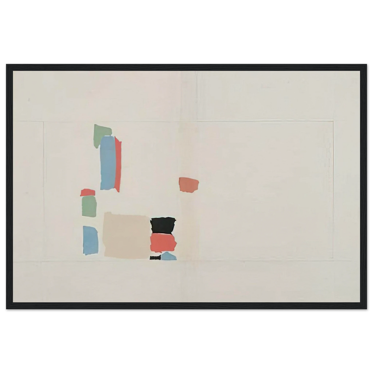 Abstract Composition - Lyrical Abstraction Framed Poster | Nicolas de Stael Framed Prints Wall Art | Nicolas De Stael Shop